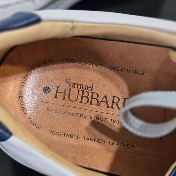 Samuel Hubbard Golf Shoes 36 Holes Mens 12 M Spikeless Leather‎ M1570-114 Ivory main image 9